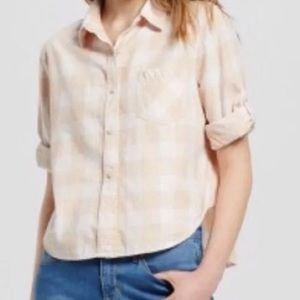 NWT Mossimo Supply Co. Plaid Buttom Up Shirt 🌸